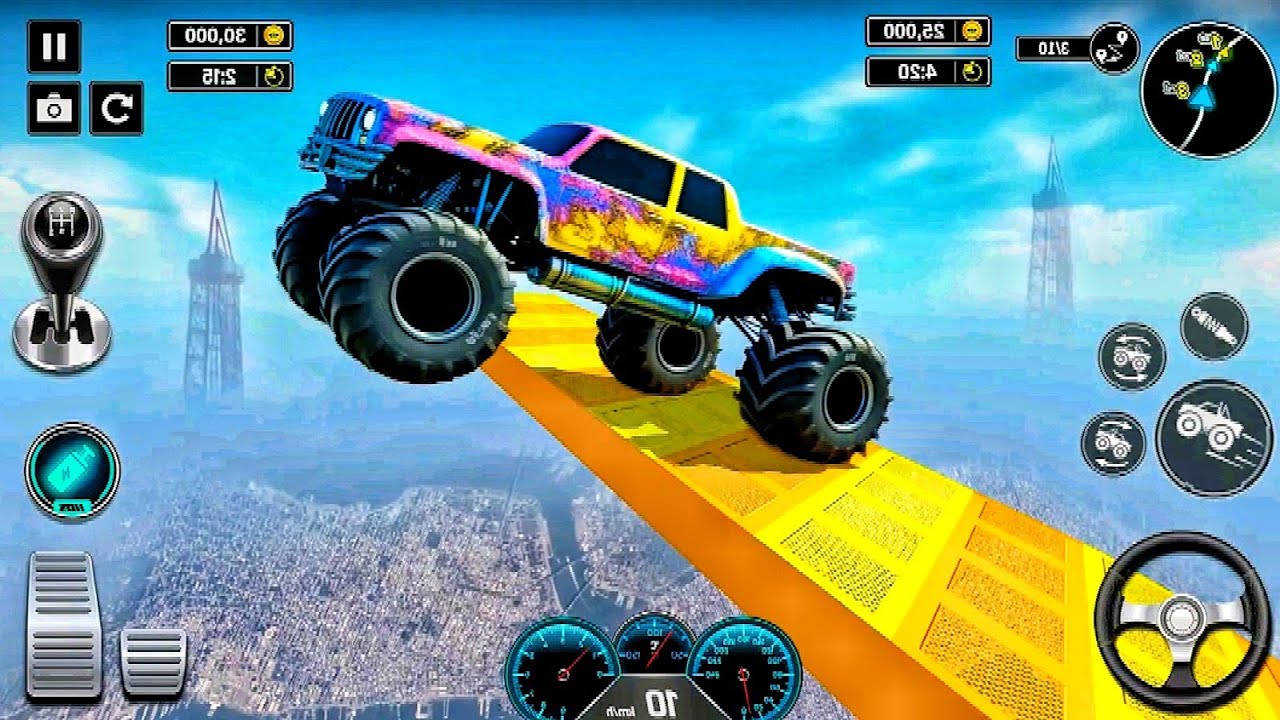 Extreme Monster Stunts Game | Android Gameplay HD - Free Games Download - Racing Games Download