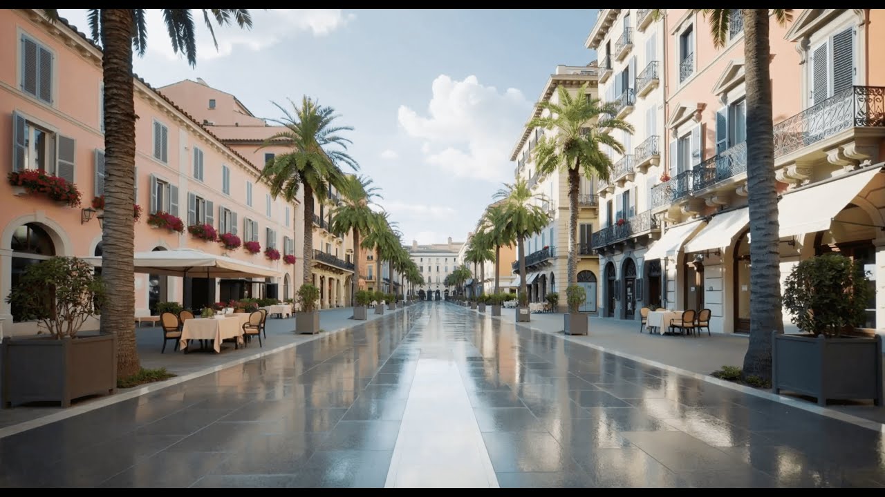 Peaceful Spanish Street After Rain 🌦️ Calm Ambience for Sleep, Focus & Relaxation