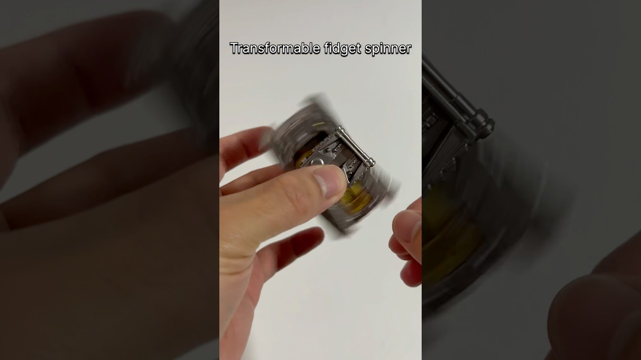 Transformable fidget spinner #fidget #tank #toys #fidgettoys #transformation #asmr