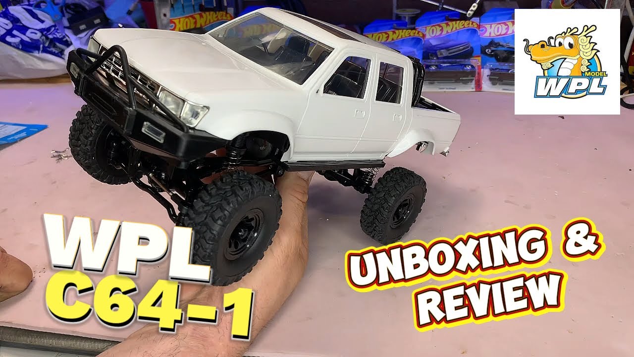 WPL C64-1 Toyota Hilux  - 1/16th scale - Unboxing & Review #wpl2024 #rccrawler #rccars