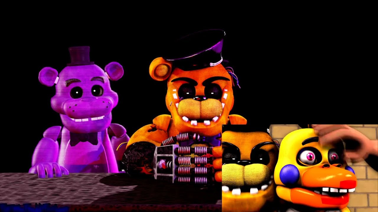 Obese and Shadow Man React To [FNAF/SFM] April Fools Day Special 3