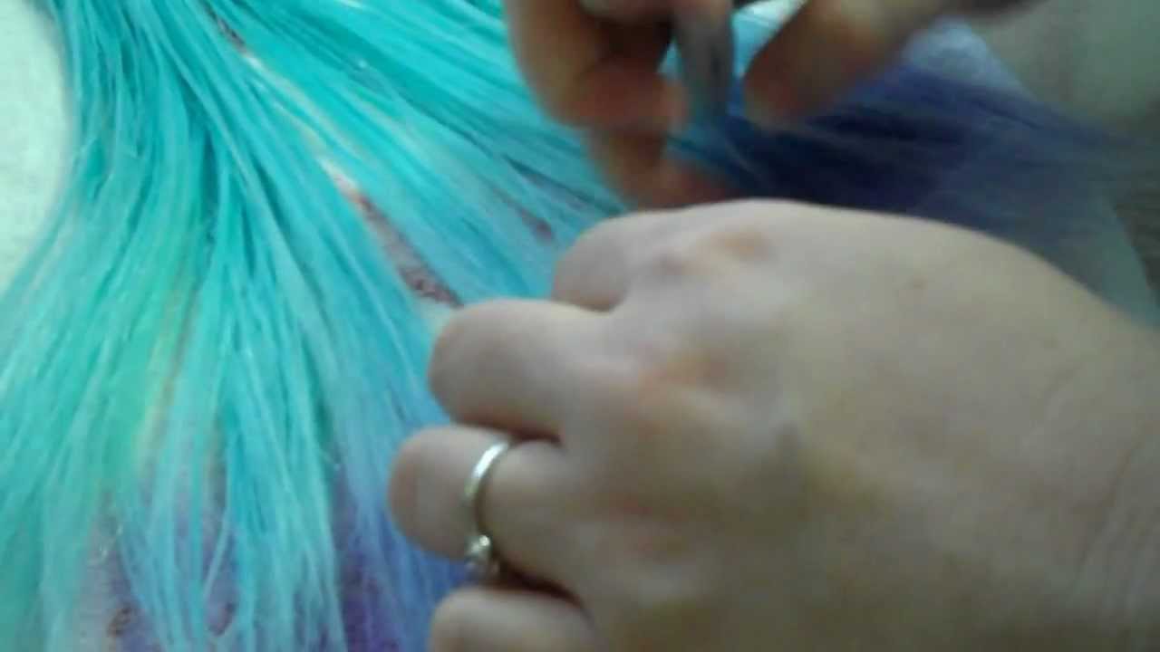 BJD Wig Dyeing Experiment
