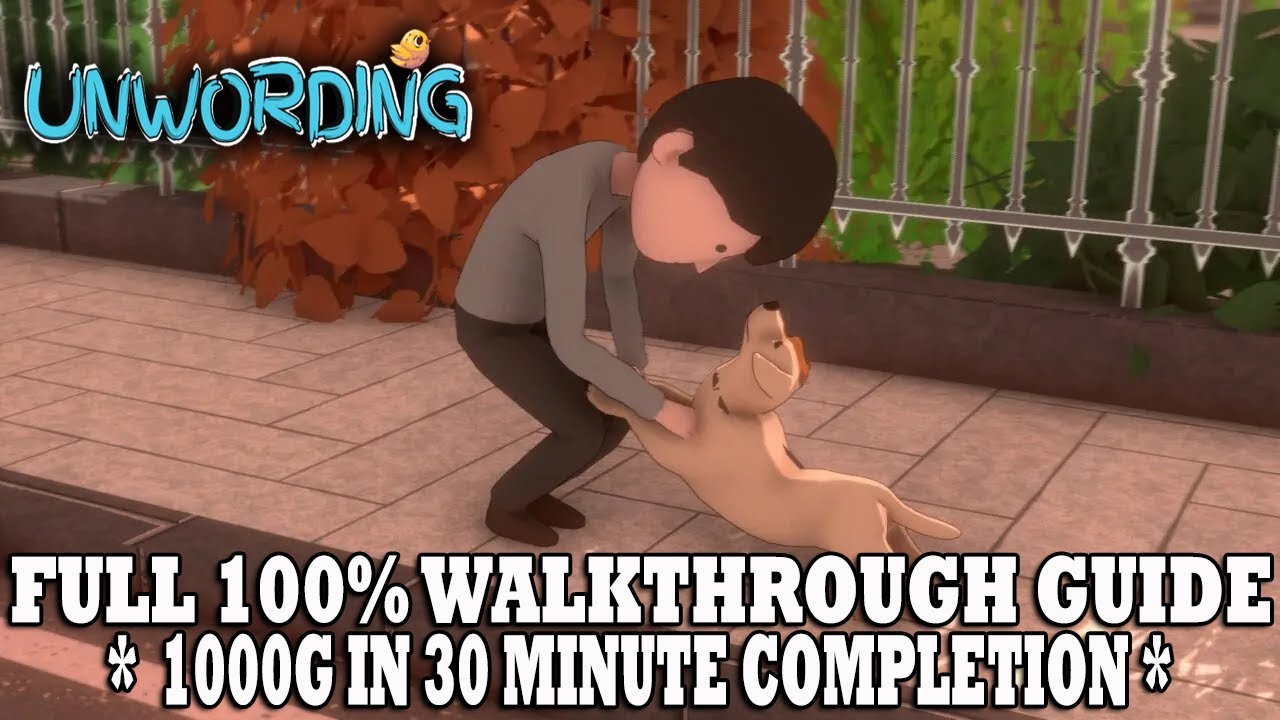 Unwording 100% Achievement Walkthrough | 1000G in 30 minutes | Fast & Easy Completion