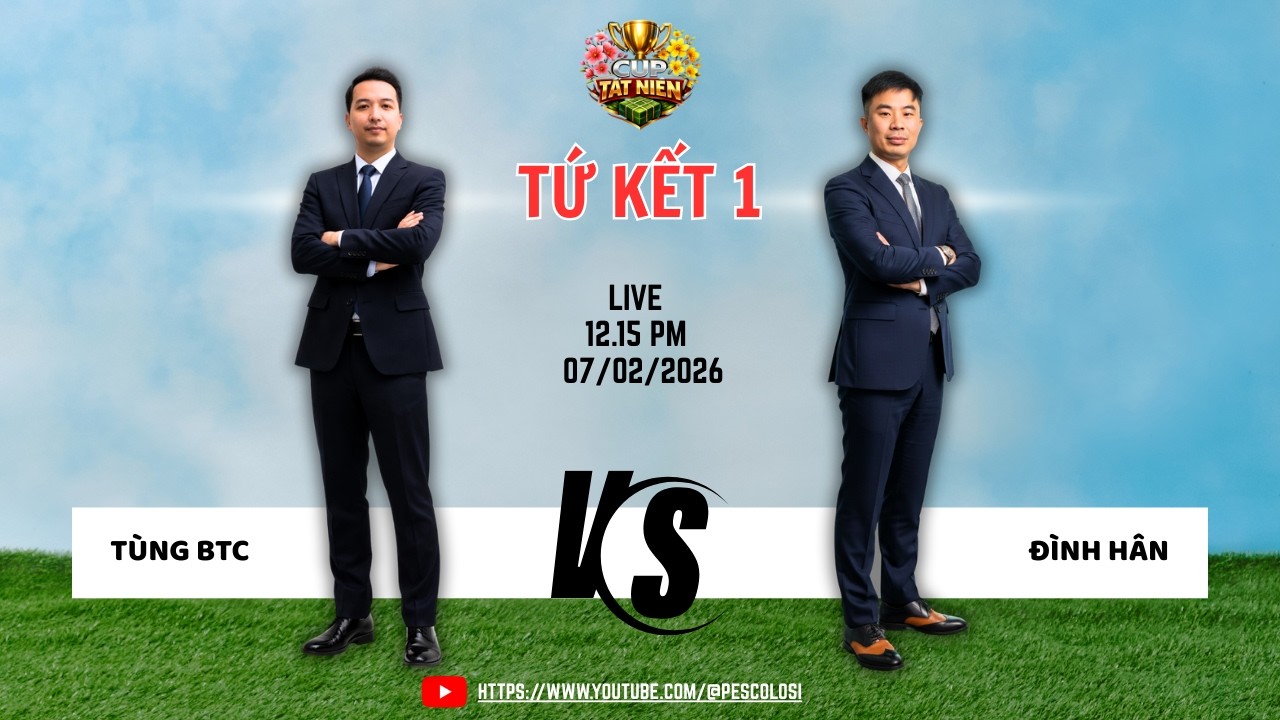 TỨ KẾT 1 PES6 TẤT NIÊN CUP: TÙNG BTC vs ĐÌNH HÂN