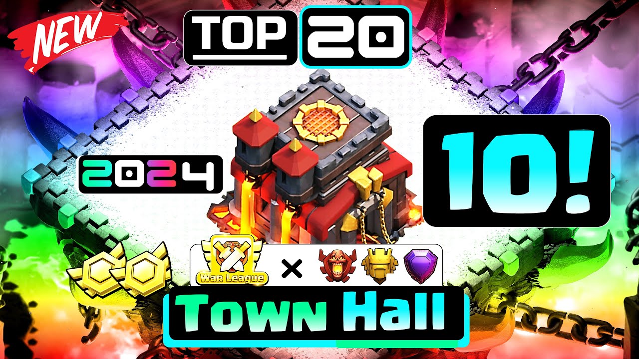 TOP 20 TH10 WAR BASE+WITH LINK|2024|BASE TH 10 TERKUAT anti 3 Star & anti Dragon war base 2024