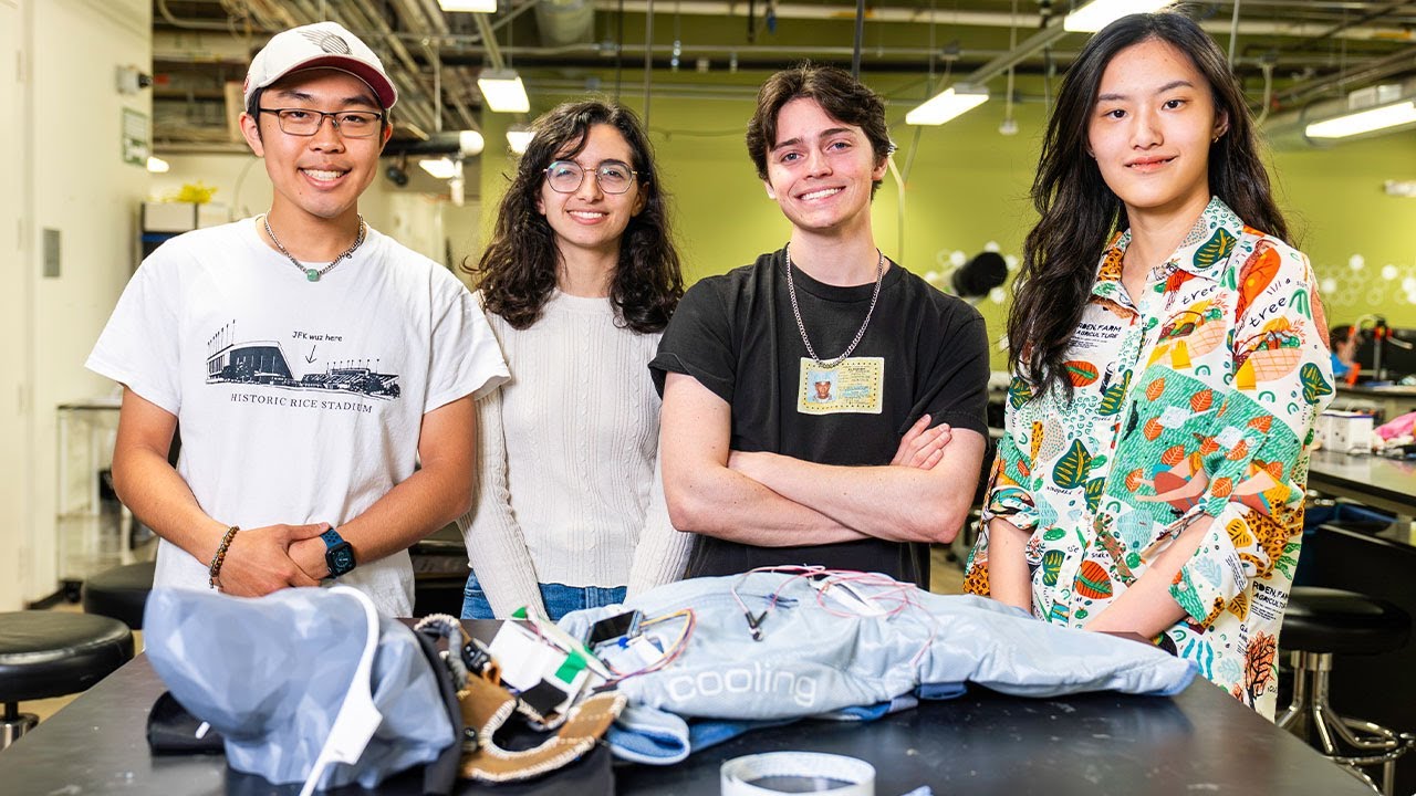 Rice students design haptic vest for blind dogs