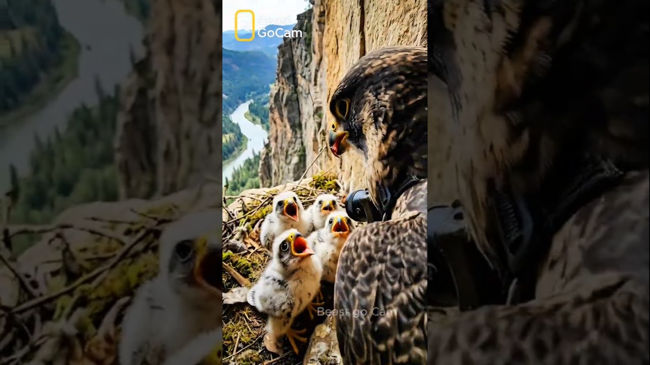 Kamera Falcon POV: Świat oczami drapieżnika