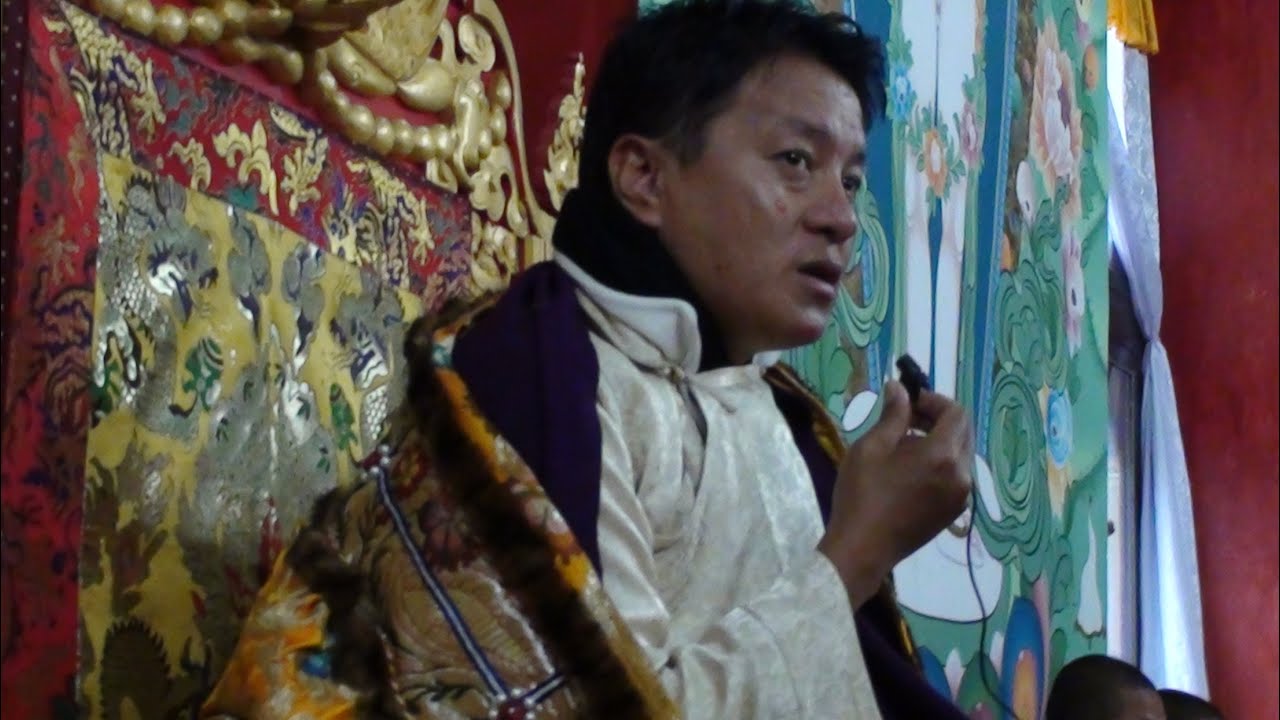 His Holiness Kyabje Dungdzin Garab Rinpoche Singing Short Verssion of Throema