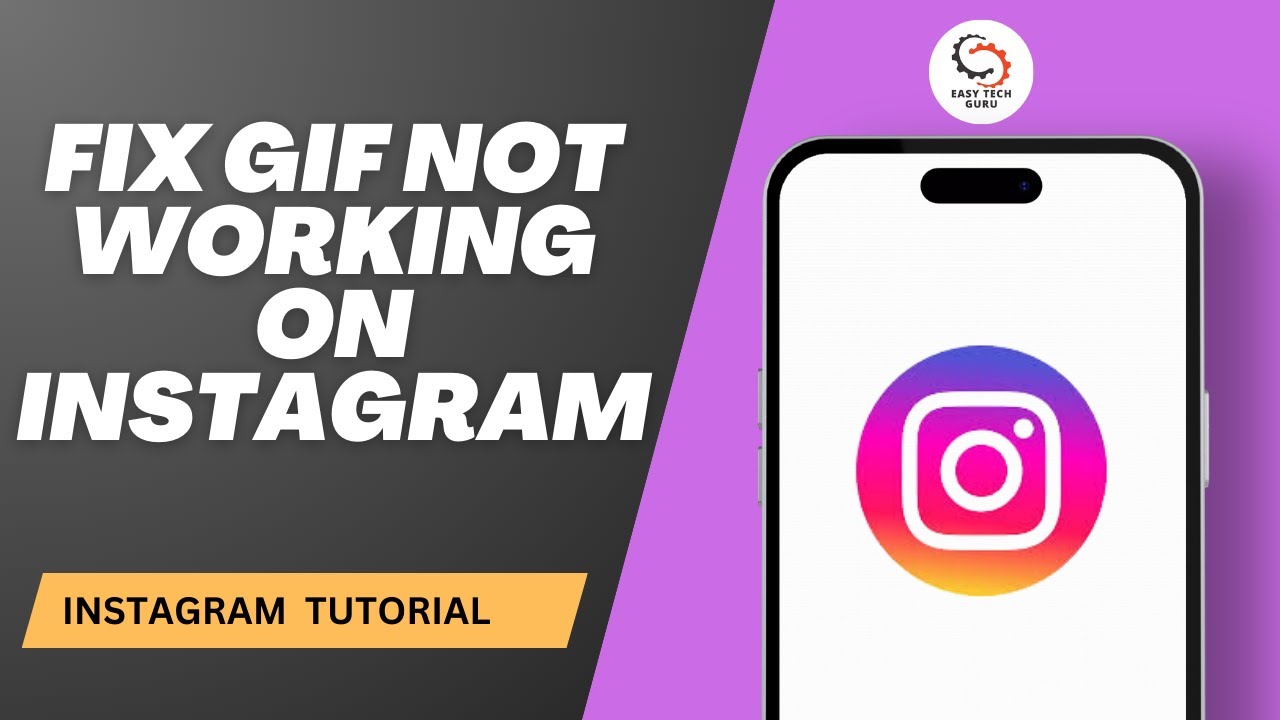 How to Fix Gif  Not Working on Instagram