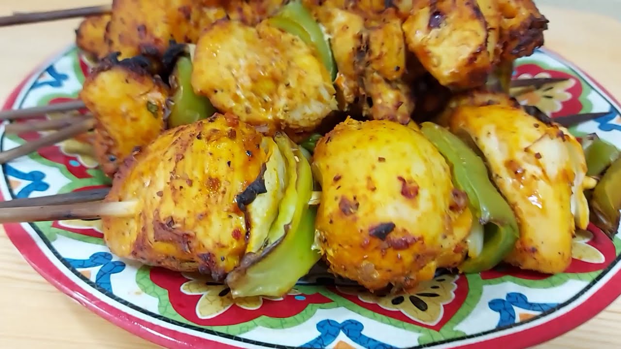 Гриль Ninja!!!Шашлыки из куринной грудки!!!Grill Ninja !!! Chicken breast kebabs !!!
