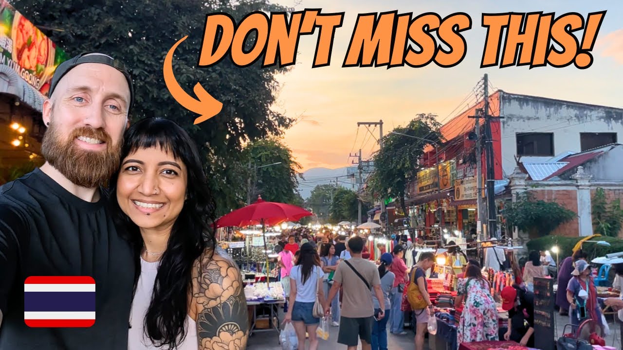This CHIANG MAI (เชียงใหม่) market is so much BETTER than expected! 🇹🇭