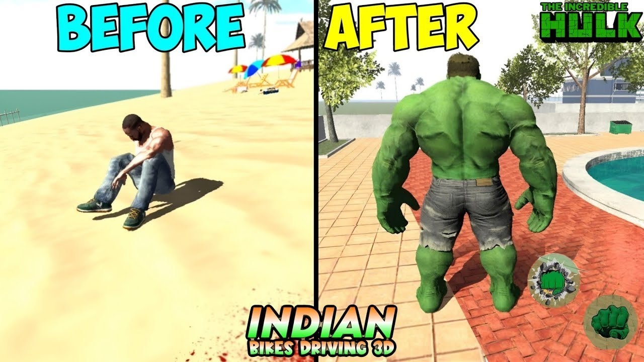 Hulk Cheat Code 🙂 In Indian Bike Driving🔥 || Indian Bikes Driving 3D New Update