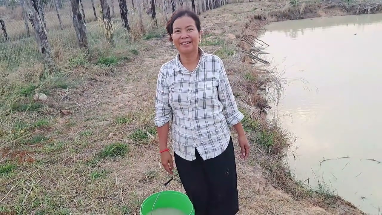 មកមើលបងខែមស្រោចដំណាំឆ្លៀតបោចត្រគួនអោយទន្សាយផង