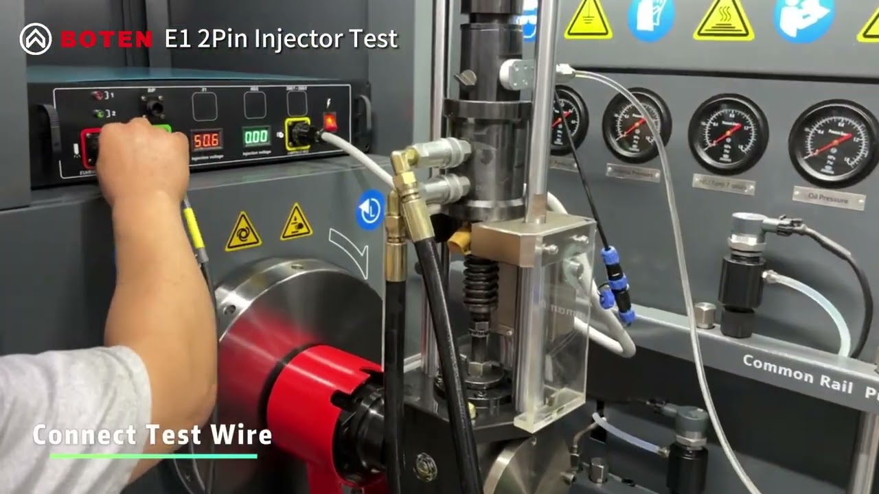 E1 2-Pin EUI Test on Boten Test Bench CR1016