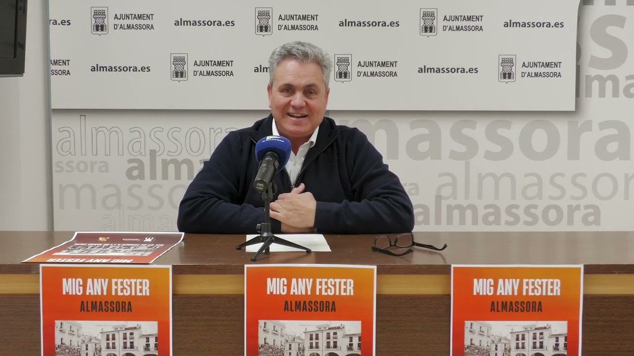 Actualitat Municipal VIDEO Rueda de prensa MIG ANY FESTER 2026
