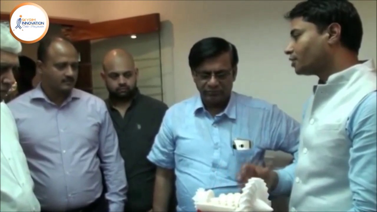 Basavaraj Rayareddy - Minister of Higher Education (Karnataka) Visited Skyrim Innovation