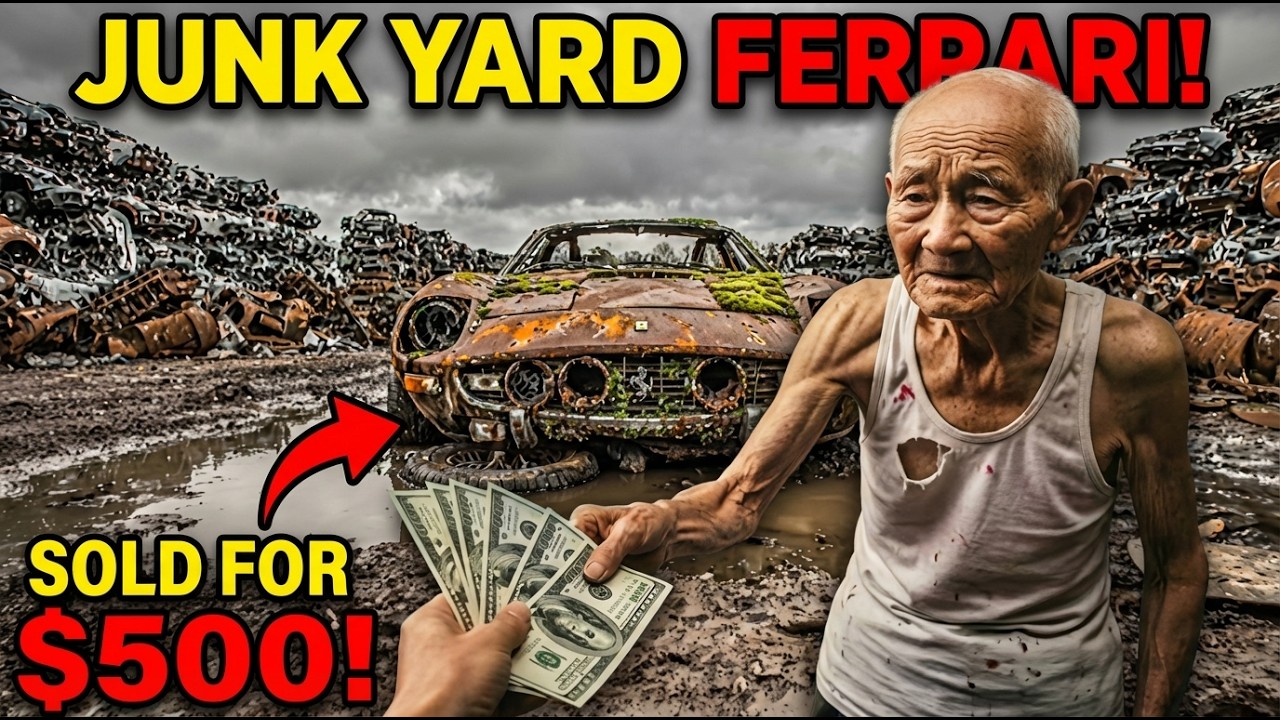 Junkyard 1973 Ferrari Daytona Spyder ASMR Restoration — From Severe Rust to Prancing Horse Glory