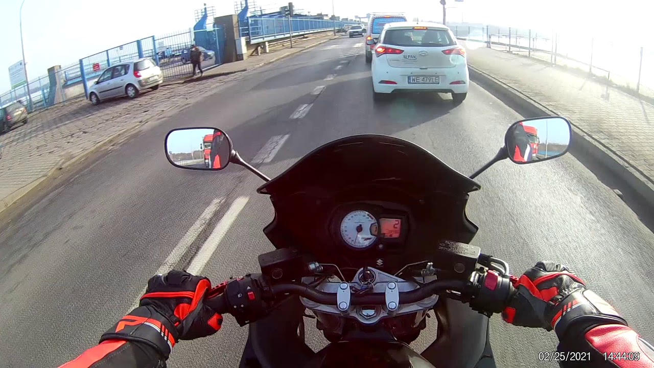 Pierwsza jazda Włocławek Gsx650f