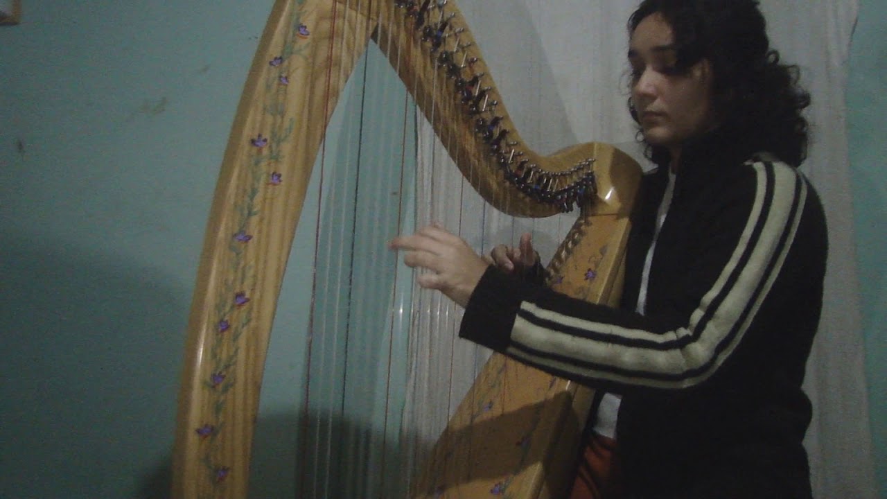 Lady Gaga, Ariana Grande - Rain on Me (Harp Cover)