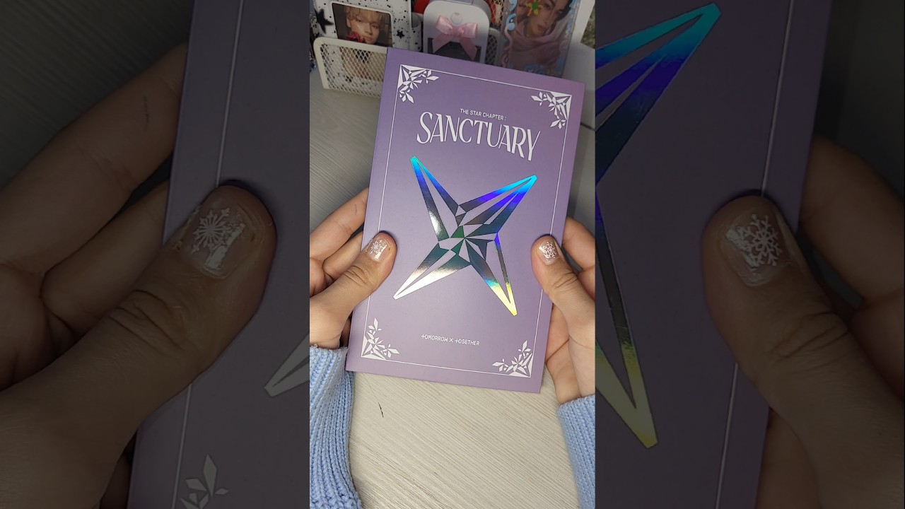 Unboxing TXT's Sanctuary album (Savior ver.) | #kpop #unboxing #kpopshorts #txt