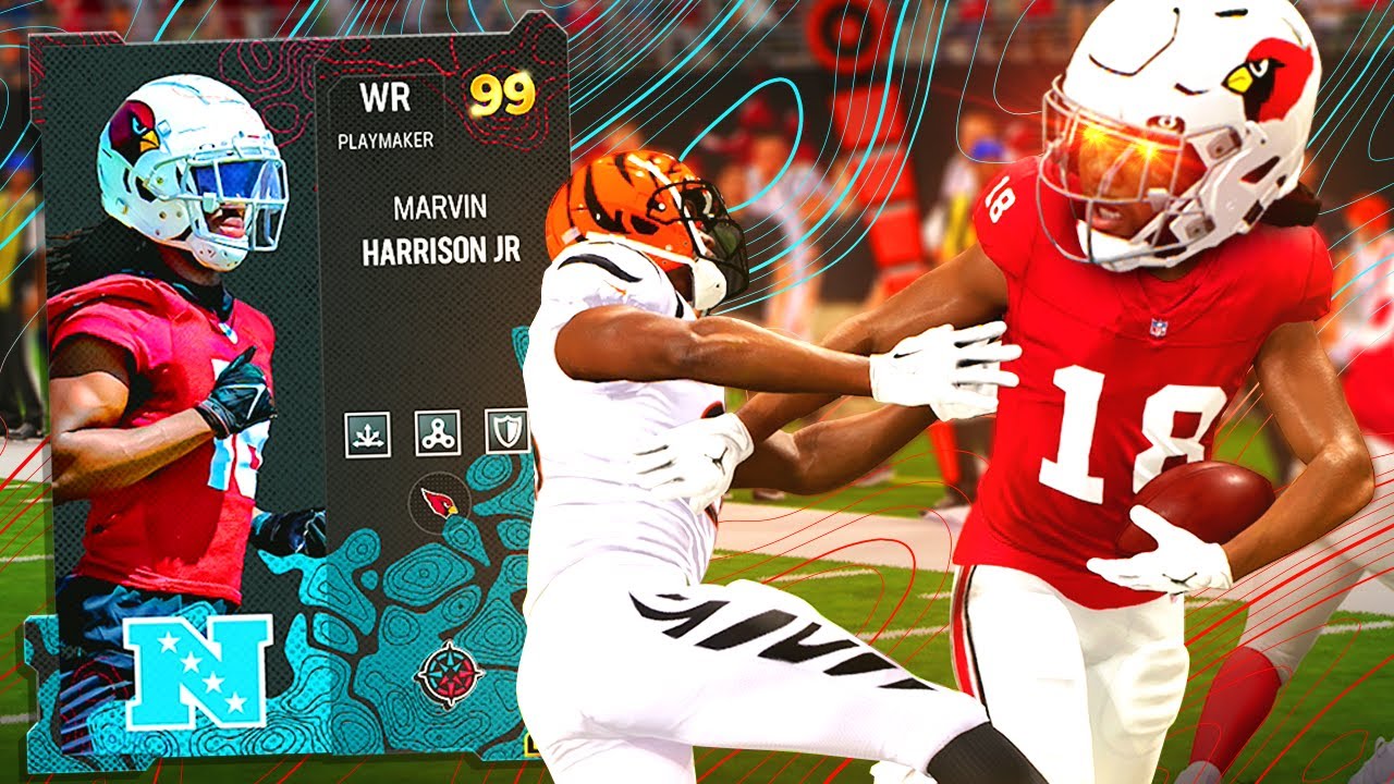 99 Marvin Harrison Jr is FINALLY in Madden 24