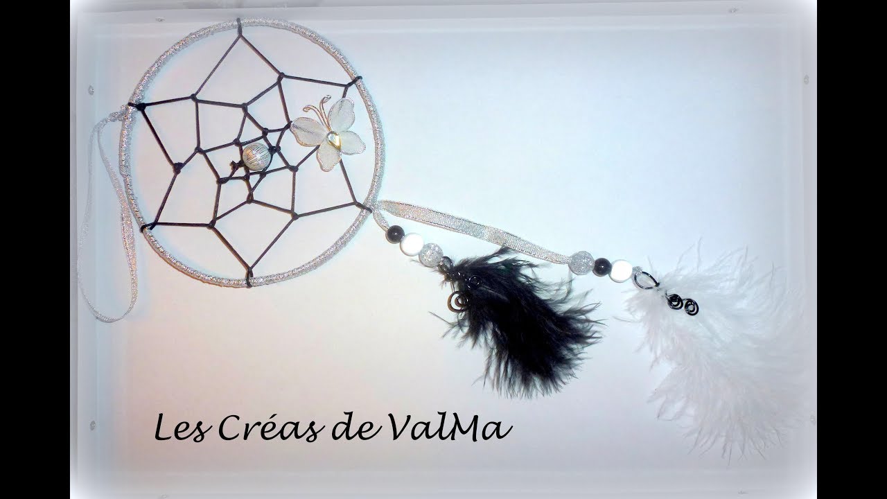 Tuto Cré@tion Attrape-Rêves / perles magiques & plumes - ValMa Créas