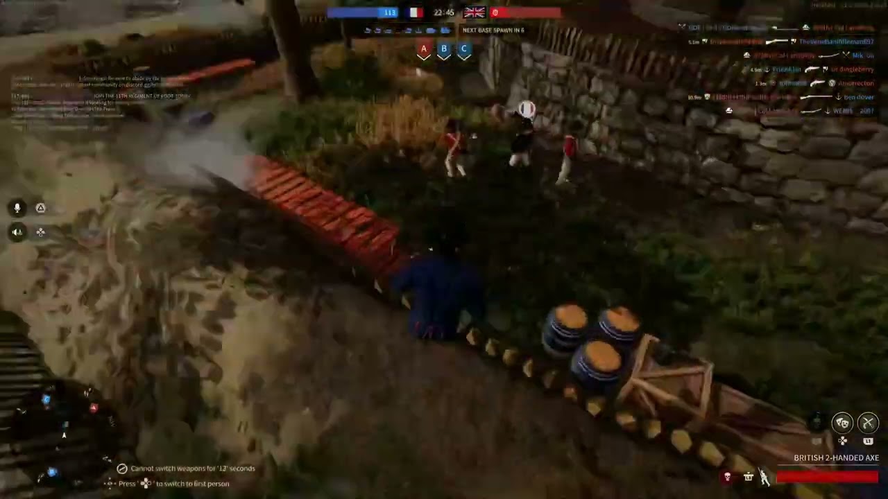 HOLDFAST Nations At War - First Kill Celebration Cut Short