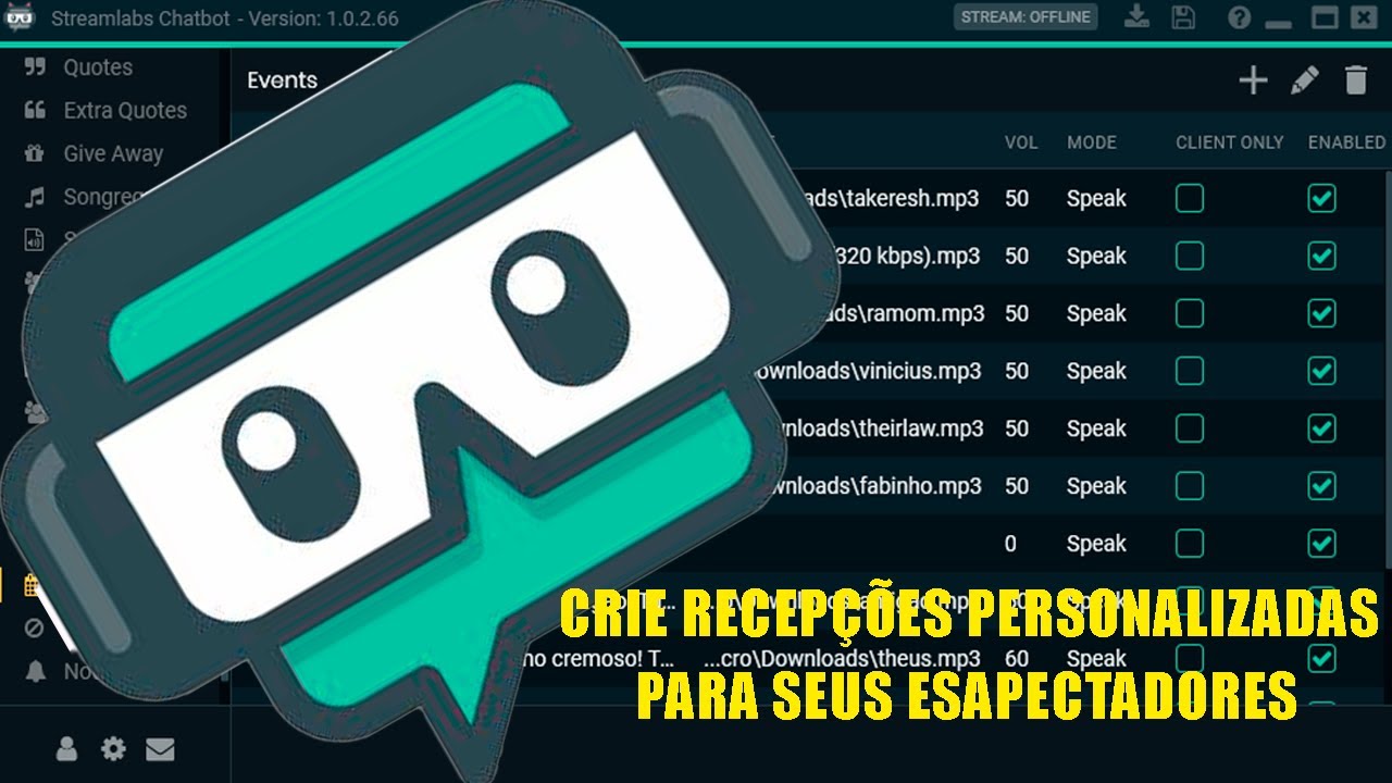VOCÊ PRECISA DISSO NA SUA LIVE - STREAMLABS CHATBOT - PT-BR 2022