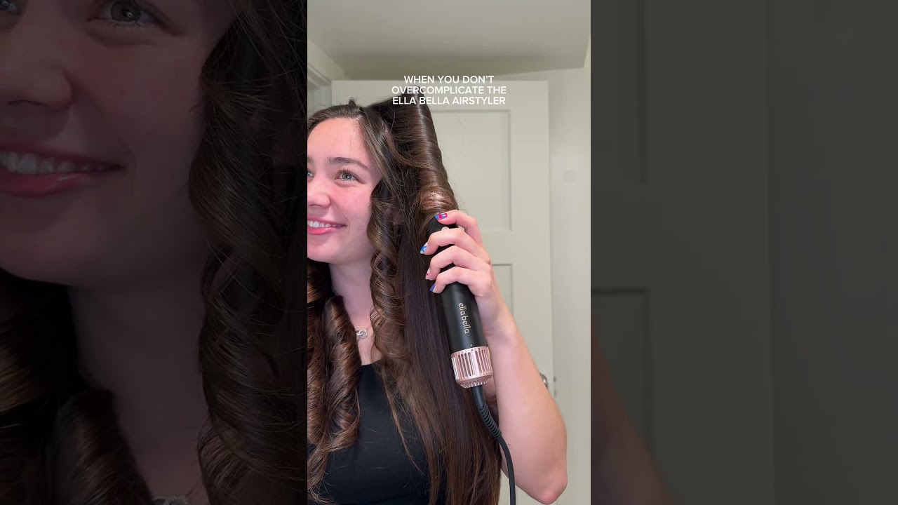 Keeping it simple and still getting a flawless finish. The Ella Bella Air Styler gets it.