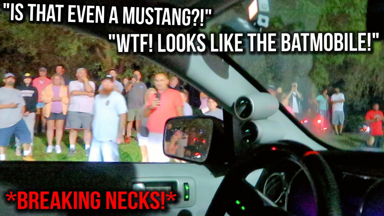 Reactions to my Boosted and Widebody Mustang! *Cops Everywhere!*
