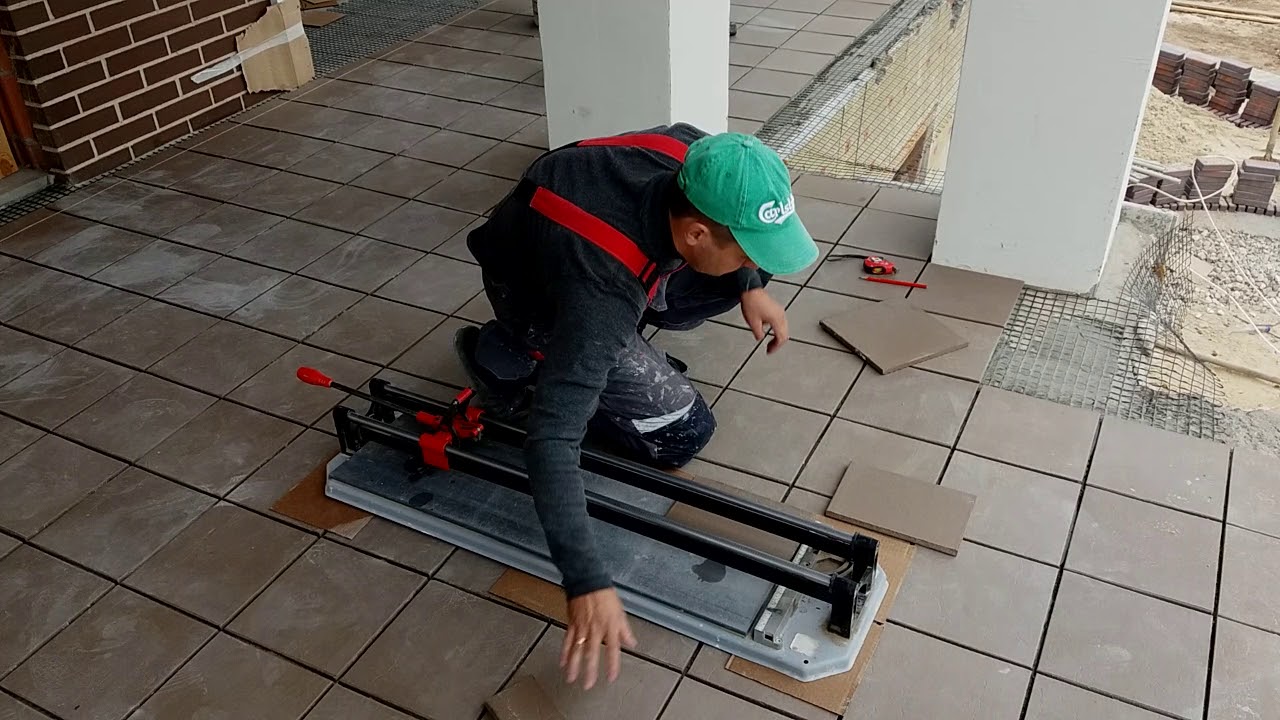 Резка клинкерной плитки. RUBI TX 900