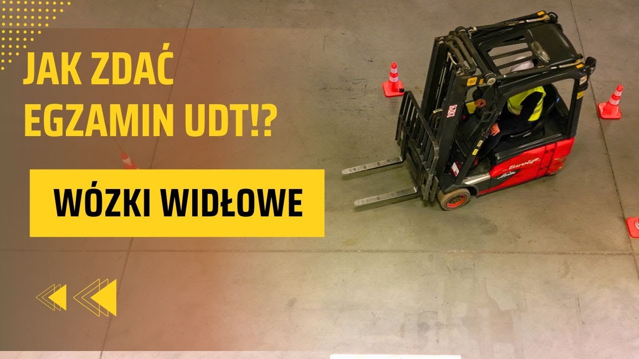 Jak zdać Egzamin UDT-WÓZEK WIDŁOWY- część praktyczna 👷🏿❗❗