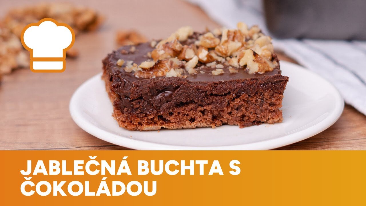 Jablečná buchta s čokoládovou polevou: Jednoduchá, a přitom tak dobrá!