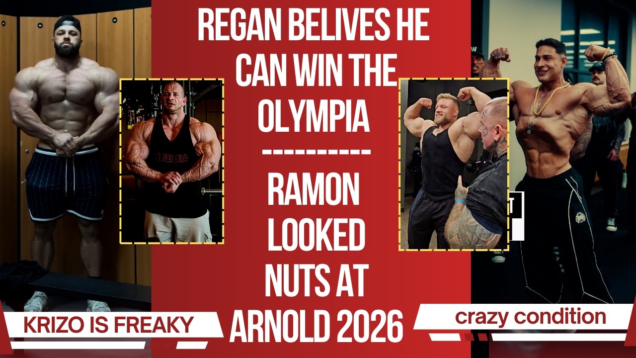 Regan thinks he can win the Olympia + Krizo looks freaky + Ramon's crazy condition +Urs with legends