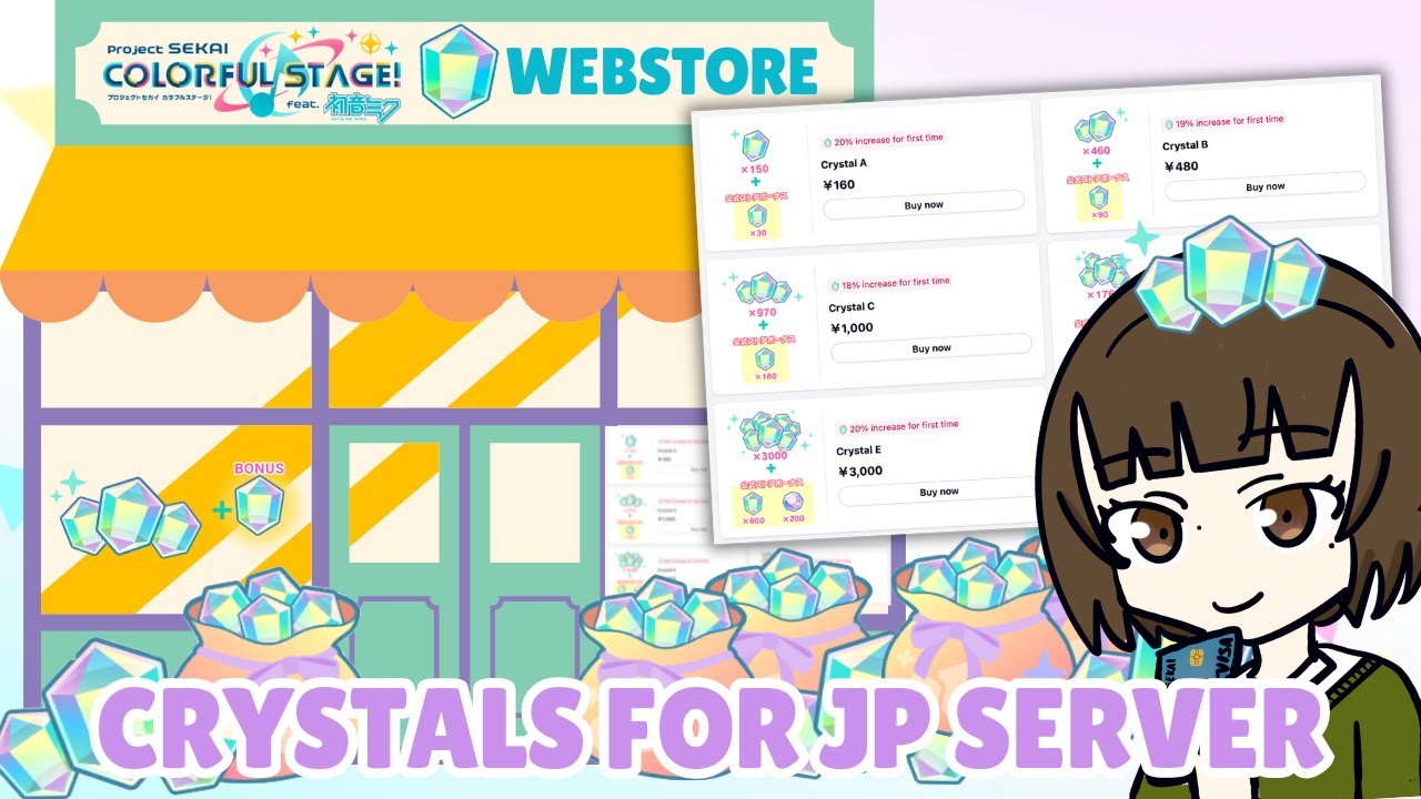 How to Purchase Crystals through the Project Sekai Webstore