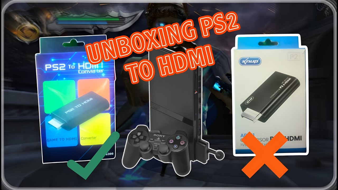 UNBOXING PS2 TO HDMI ORIGINAL VS COPIA ⚔️ -  📺✨¡BRUTAL! 🔥