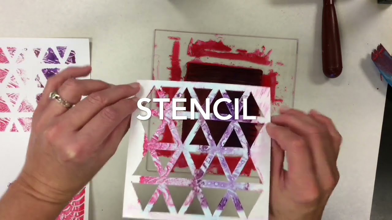 GELI Print Rainbow Roll & Stencil