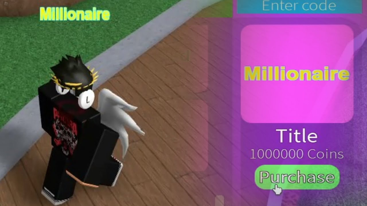 Buying the MILLIONAIRE TITLE in Epic Minigames