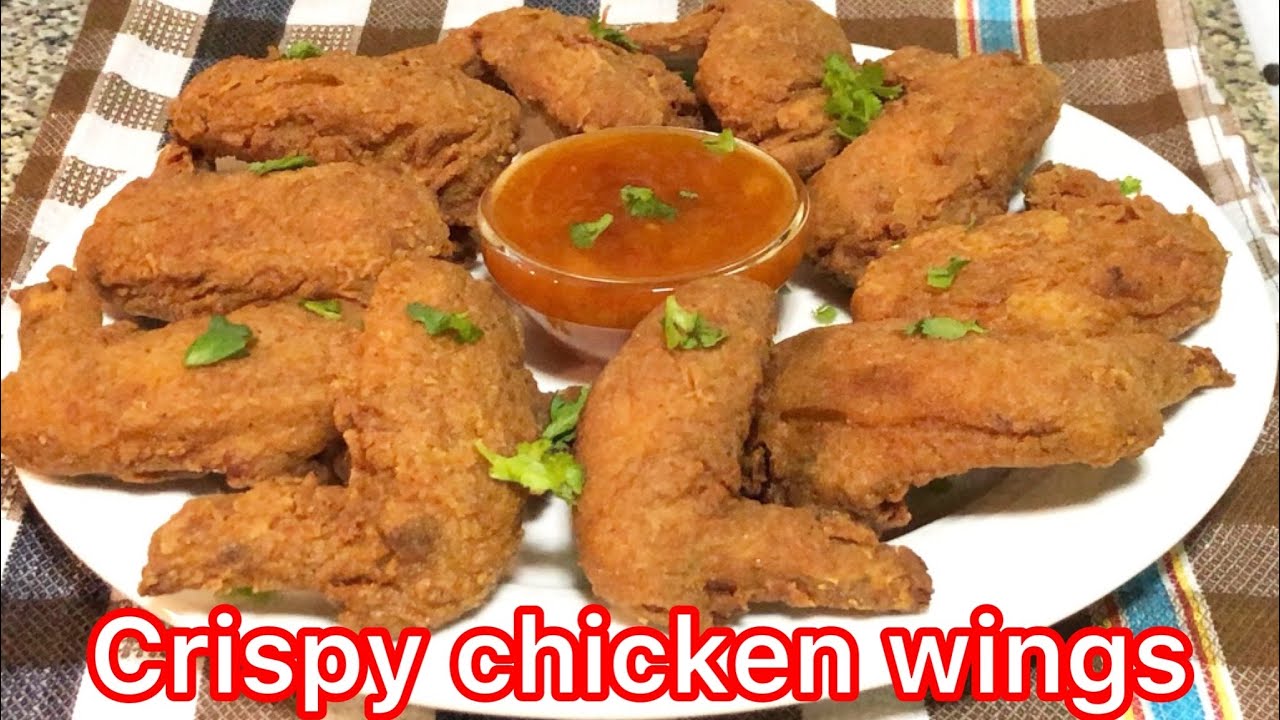 Crispy chicken wings recipe | Crispy outside juicy inside | Luna’s kitchen USA