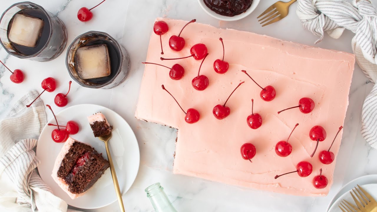 Cherry Cola Chocolate Cake Recipe