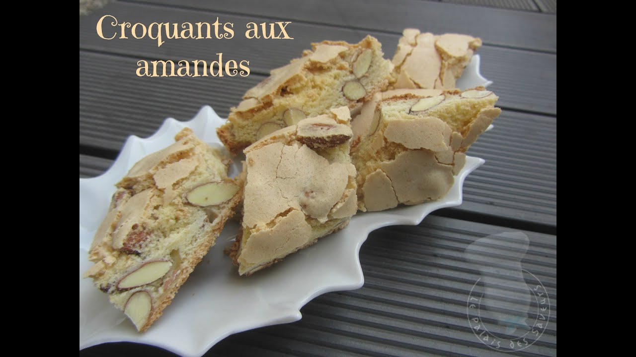 Recette des croquants aux amandes
