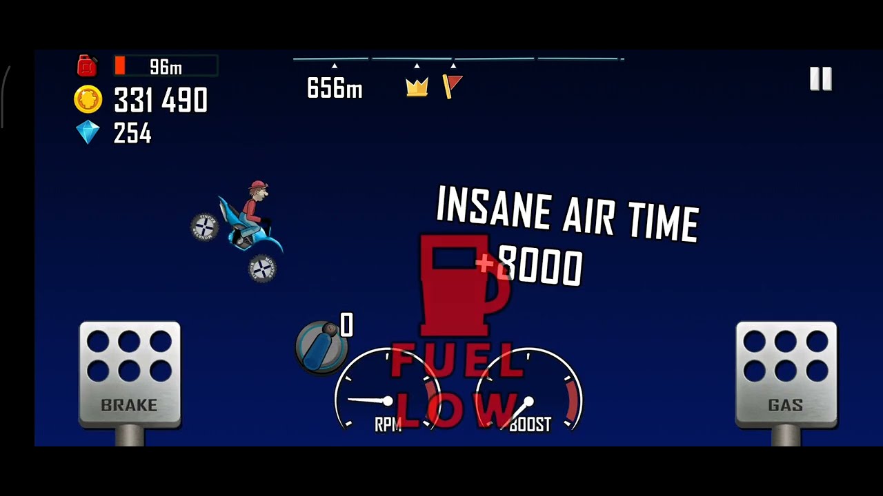 HILL CLIMB GAME 🎯 1 LAKH COINS 😱 STAGES OPME 1 LAKH COINS COLLECT IN MOON STAGES 