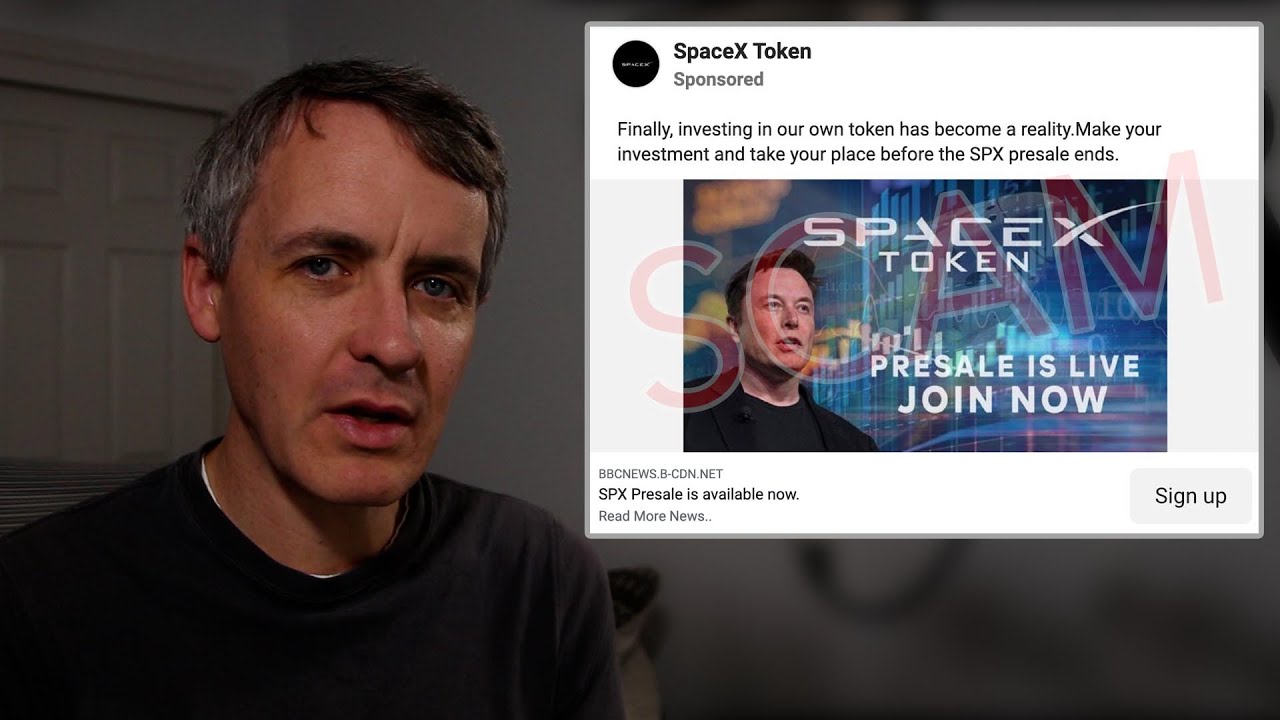 SpaceX Bitcoin Token Pre-Sale Crypto Scam Is NOT Legit (