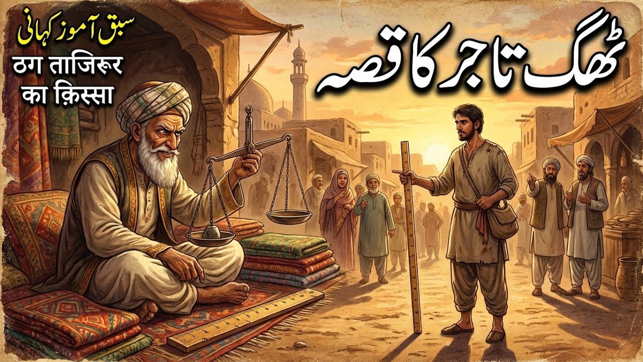 Thag Tajir Ka Qissa|ठग व्यापारी की कथा|ٹھگ تاجر کا قصہ|Moral Story