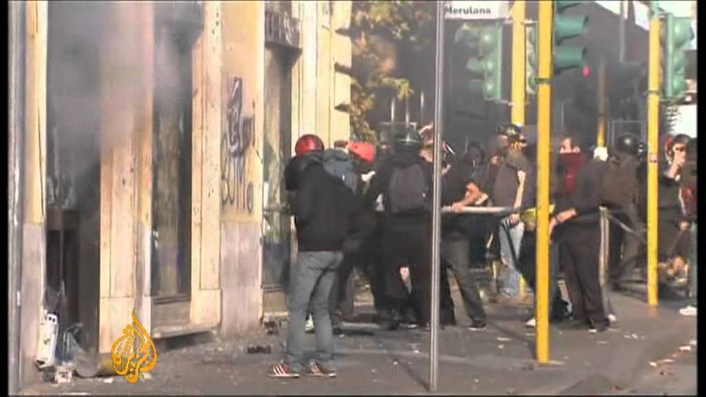 Rome 'Occupy' protest turns violent