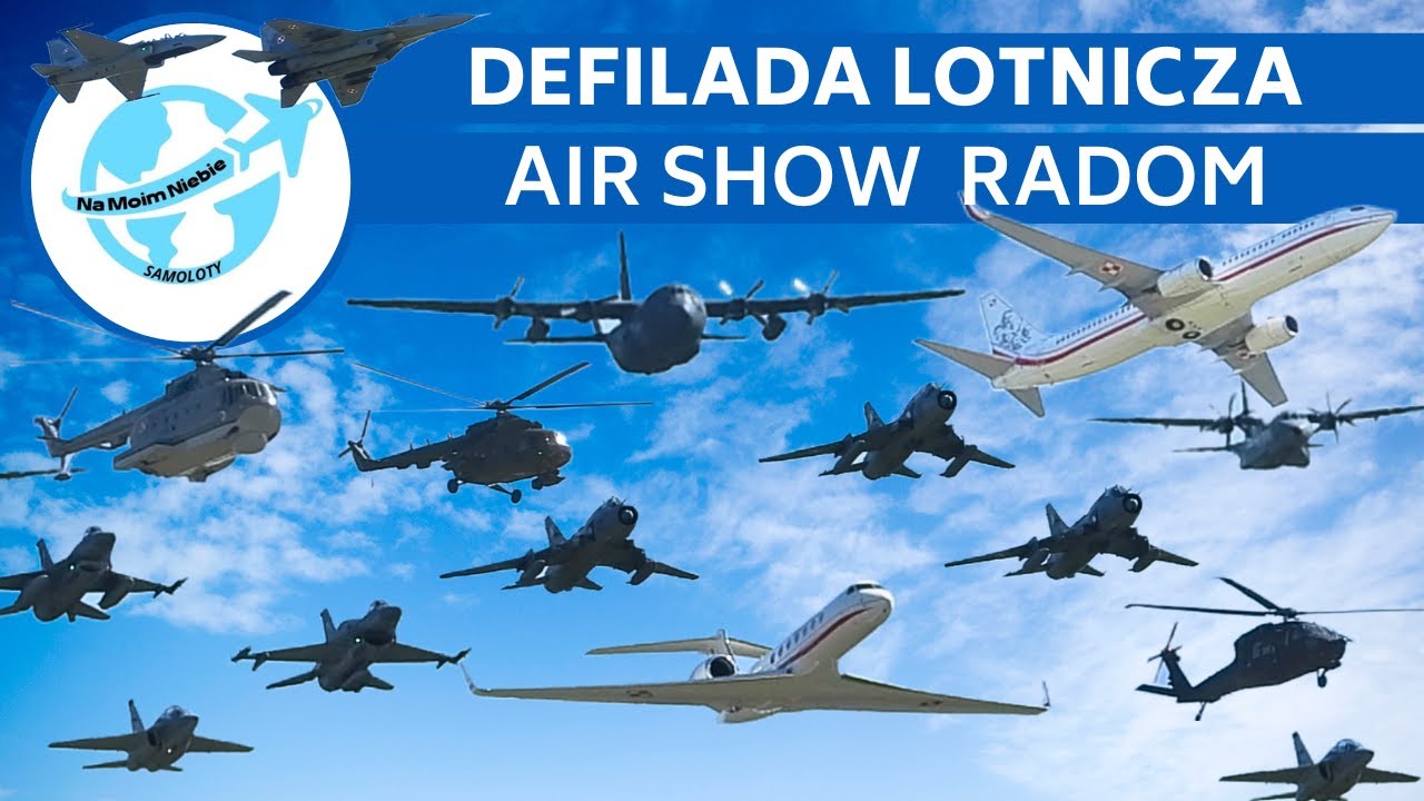 WOJSKOWA DEFILADA LOTNICZA | AIR SHOW Radom 26.08.2023