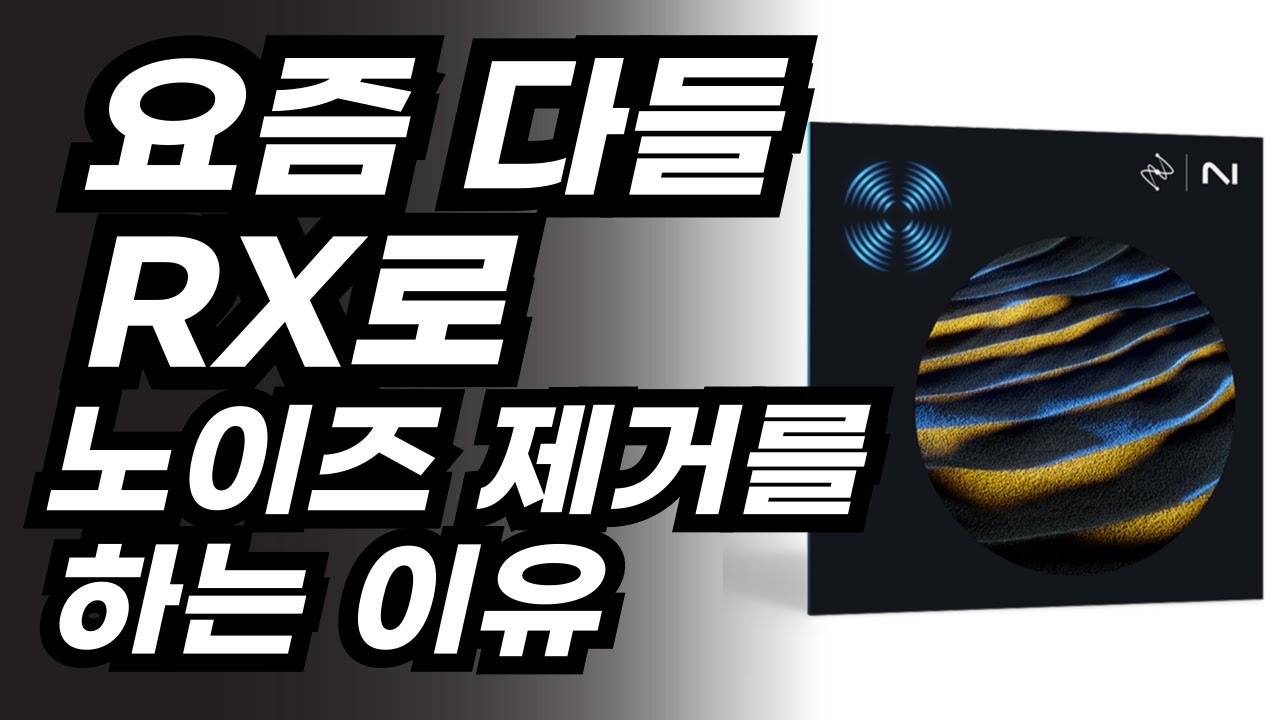 엔지니어들이 딴 거 안사고 Izotope RX를 사서 쓰는 이유