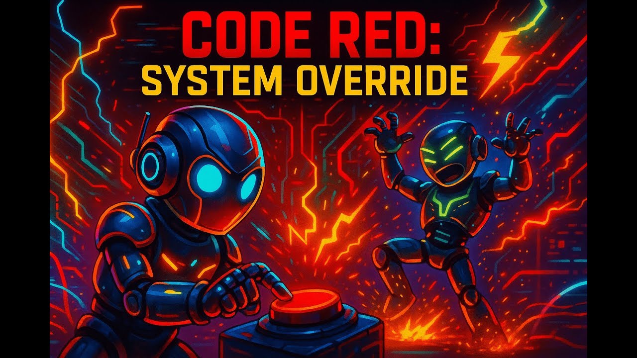 🤖 CODE RED:  Fun Upbeat Robot Song for Kids