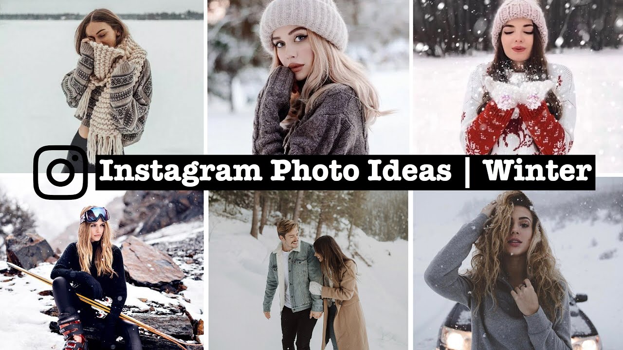 Идей фото Зимой || Для Инстаграм и Фейсбука