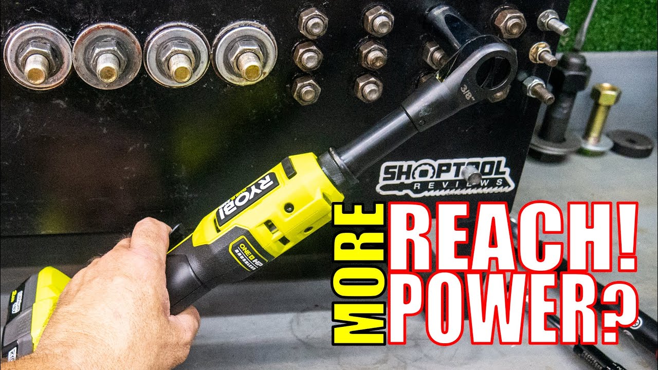 LONGER & MORE POWER - RYOBI PBLRC25 Extended Reach Ratchet Review